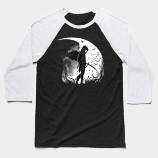 Dark Inked Skulls Baseball T-Shirt